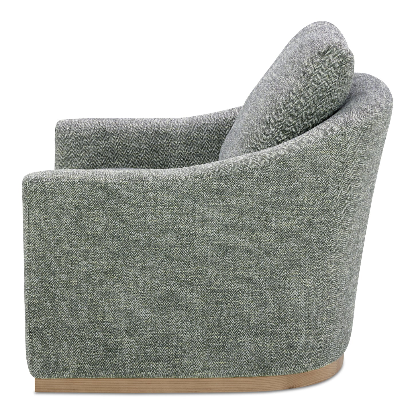 Linden Swivel Chair Slated Moss by Moe's Home