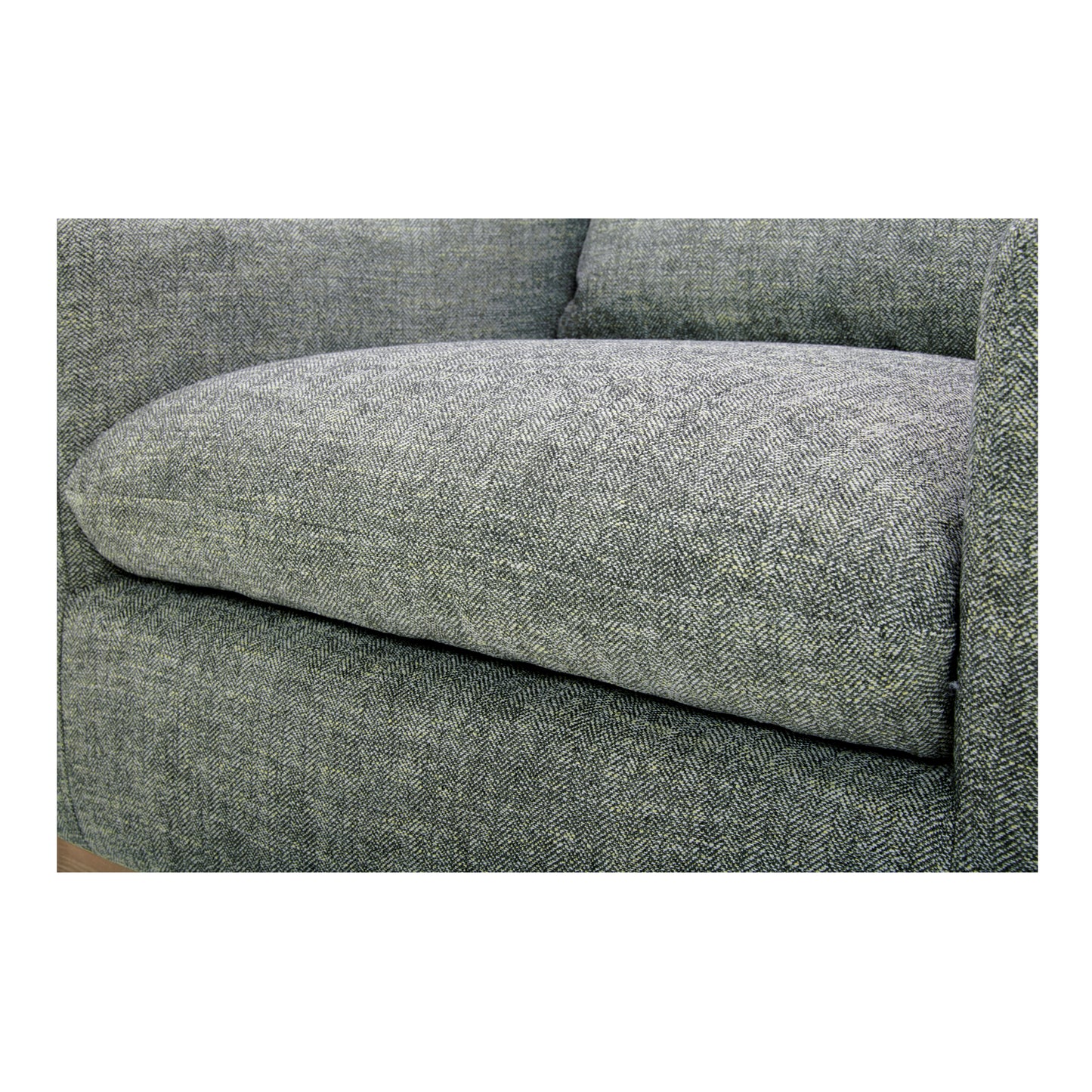 Linden Swivel Chair Slated Moss by Moe's Home