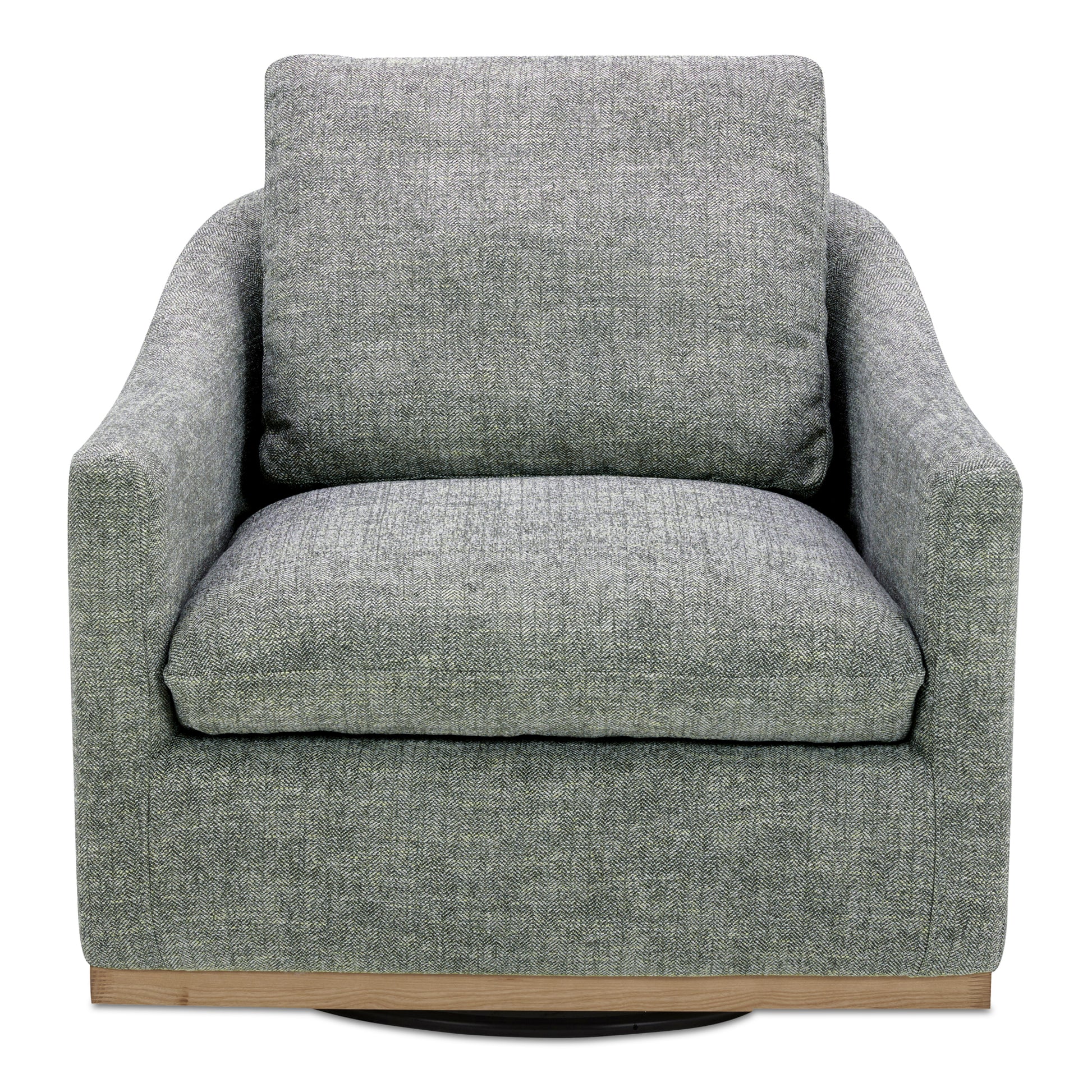 Linden Swivel Chair Slated Moss | Multicolor