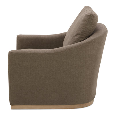 Linden Swivel Chair Soft Taupe by Moe's Home
