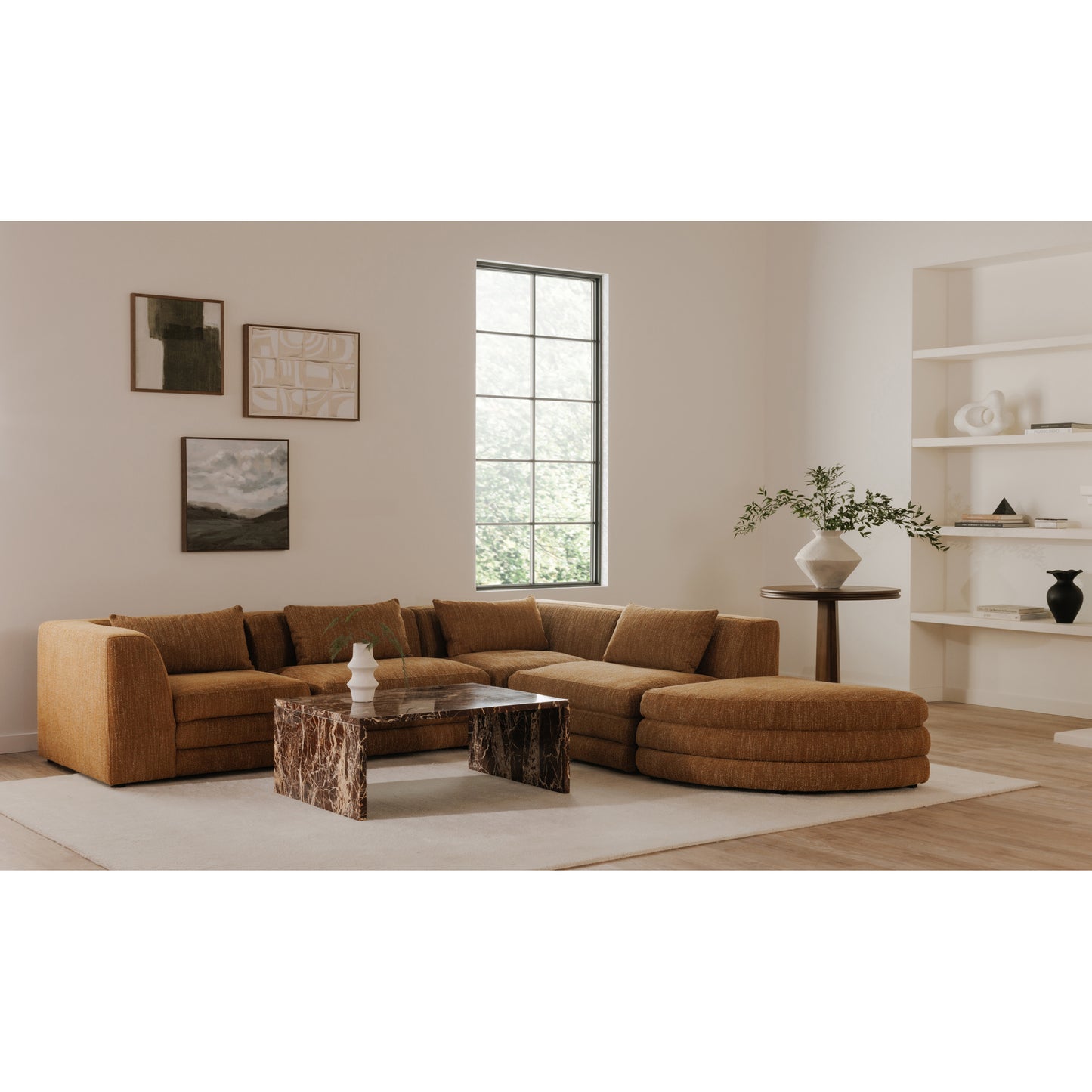 Lowtide Slipper Chair Amber Glow by Moe's Home
