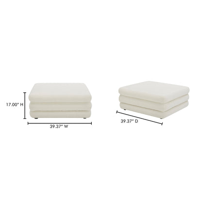 Lowtide Ottoman Warm White