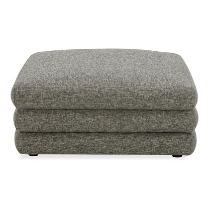 Lowtide Ottoman Stone Tweed | Multicolor