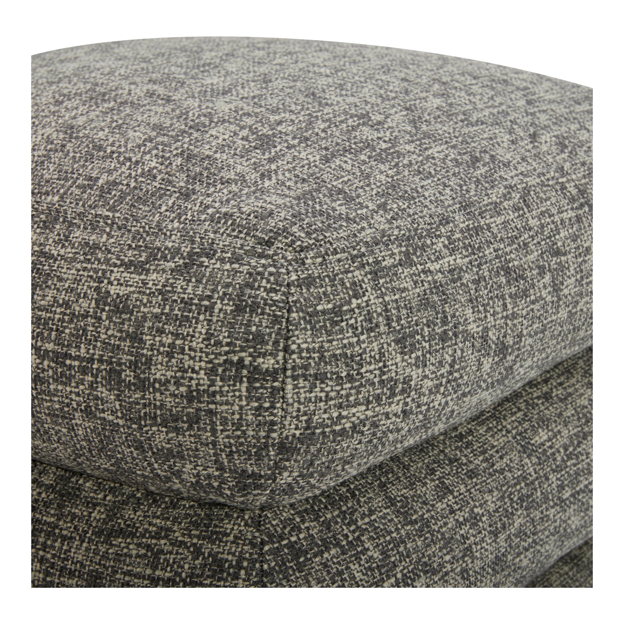 Lowtide Ottoman Stone Tweed