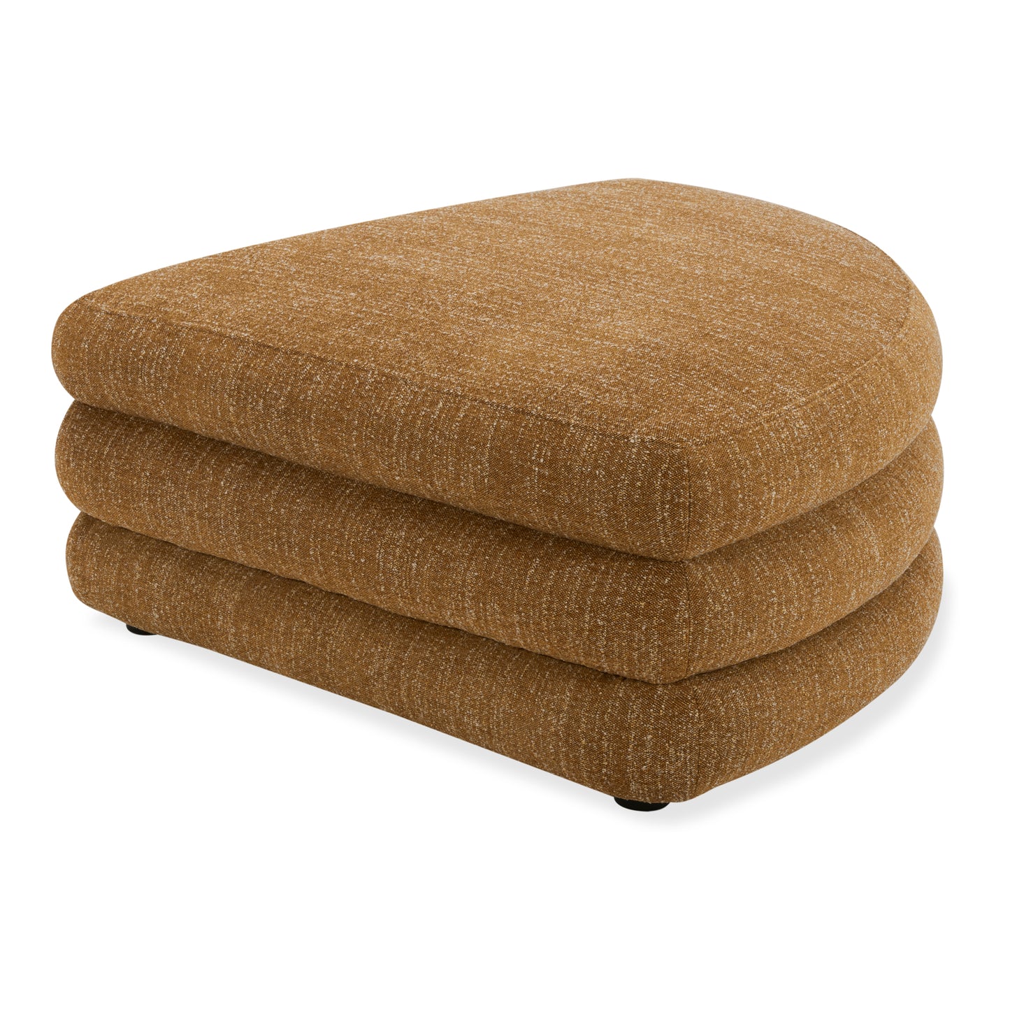Lowtide Curved Ottoman Amber Glow by Moe's Home