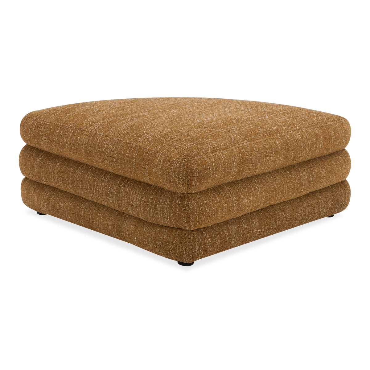 Lowtide Curved Ottoman Amber Glow by Moe's Home