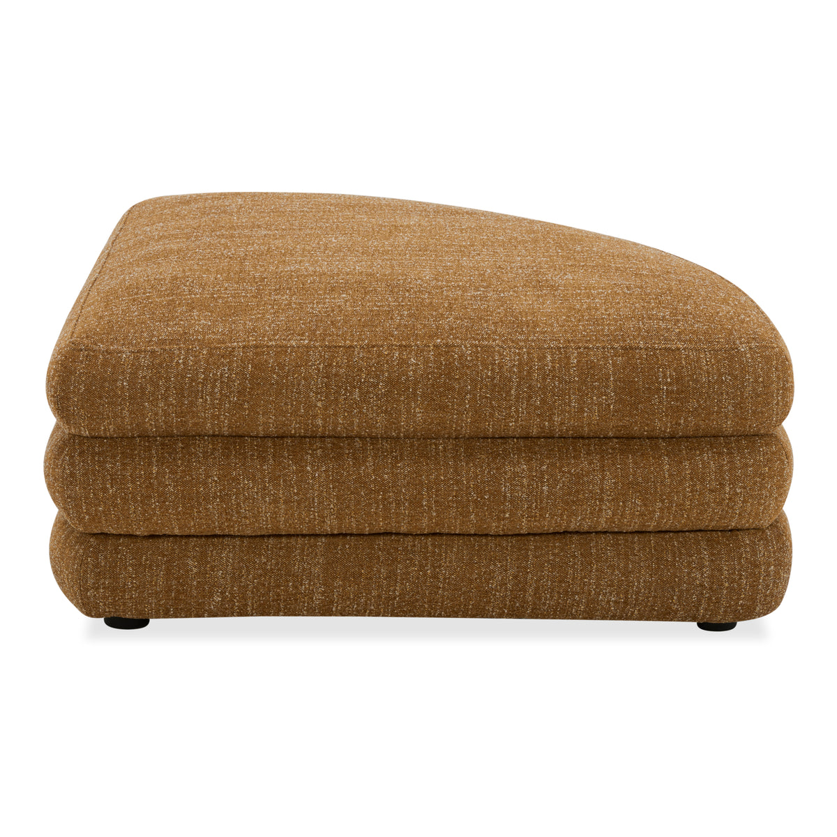 Lowtide Curved Ottoman Amber Glow by Moe's Home