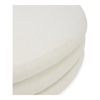 Lowtide Curved Ottoman Warm White