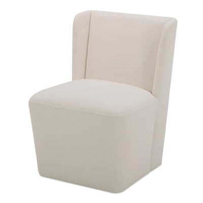 Cormac Rolling Dining Chair Cream by Moe's Home