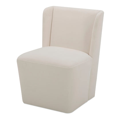 Cormac Rolling Dining Chair Cream