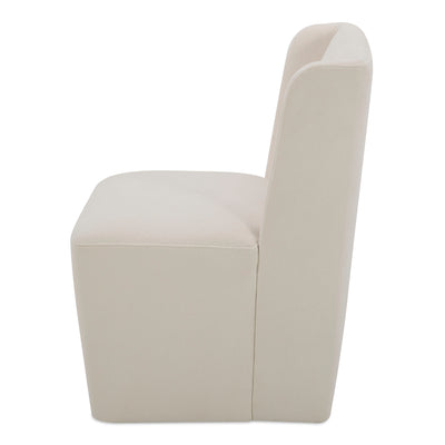 Cormac Rolling Dining Chair Cream by Moe's Home