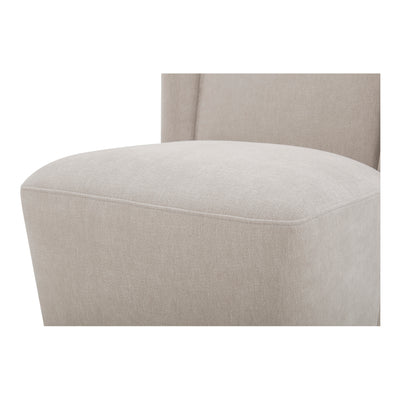 Cormac Rolling Dining Chair Warm Sand by Moe's Home