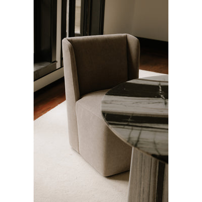 Cormac Rolling Dining Chair Warm Sand by Moe's Home
