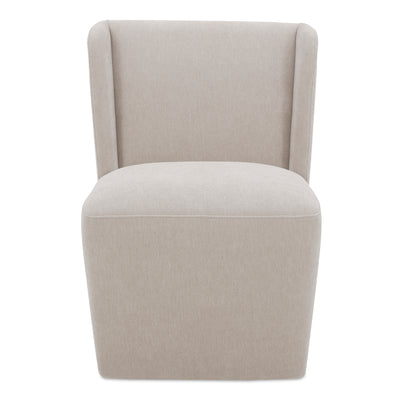 Cormac Rolling Dining Chair Warm Sand | Taupe
