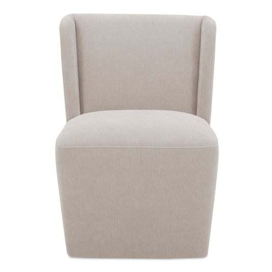 Cormac Rolling Dining Chair Warm Sand | Taupe