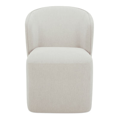 Larson Rolling Dining Chair Heather Grey | Grey