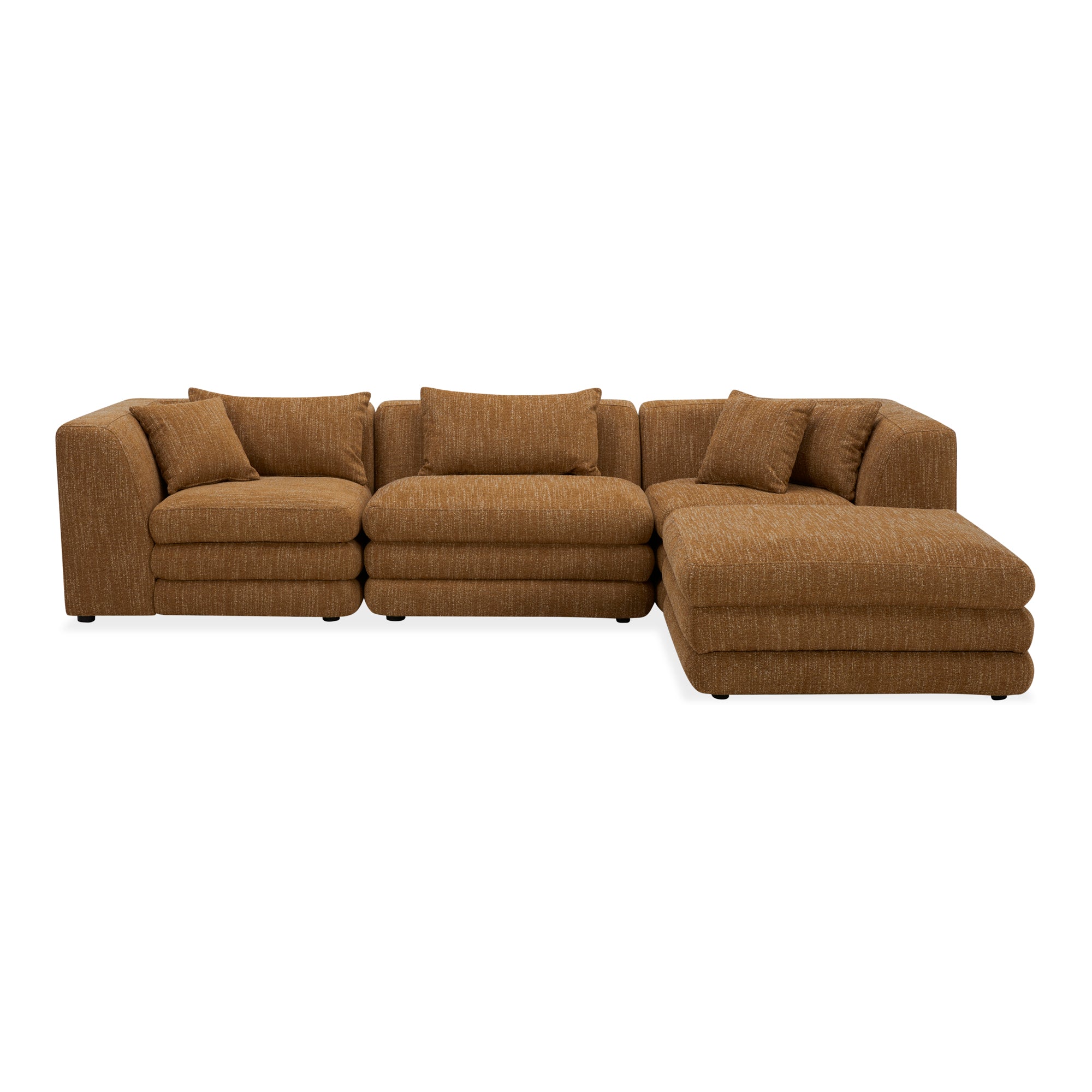 Lowtide Lounge Modular Sectional Amber Glow | Yellow