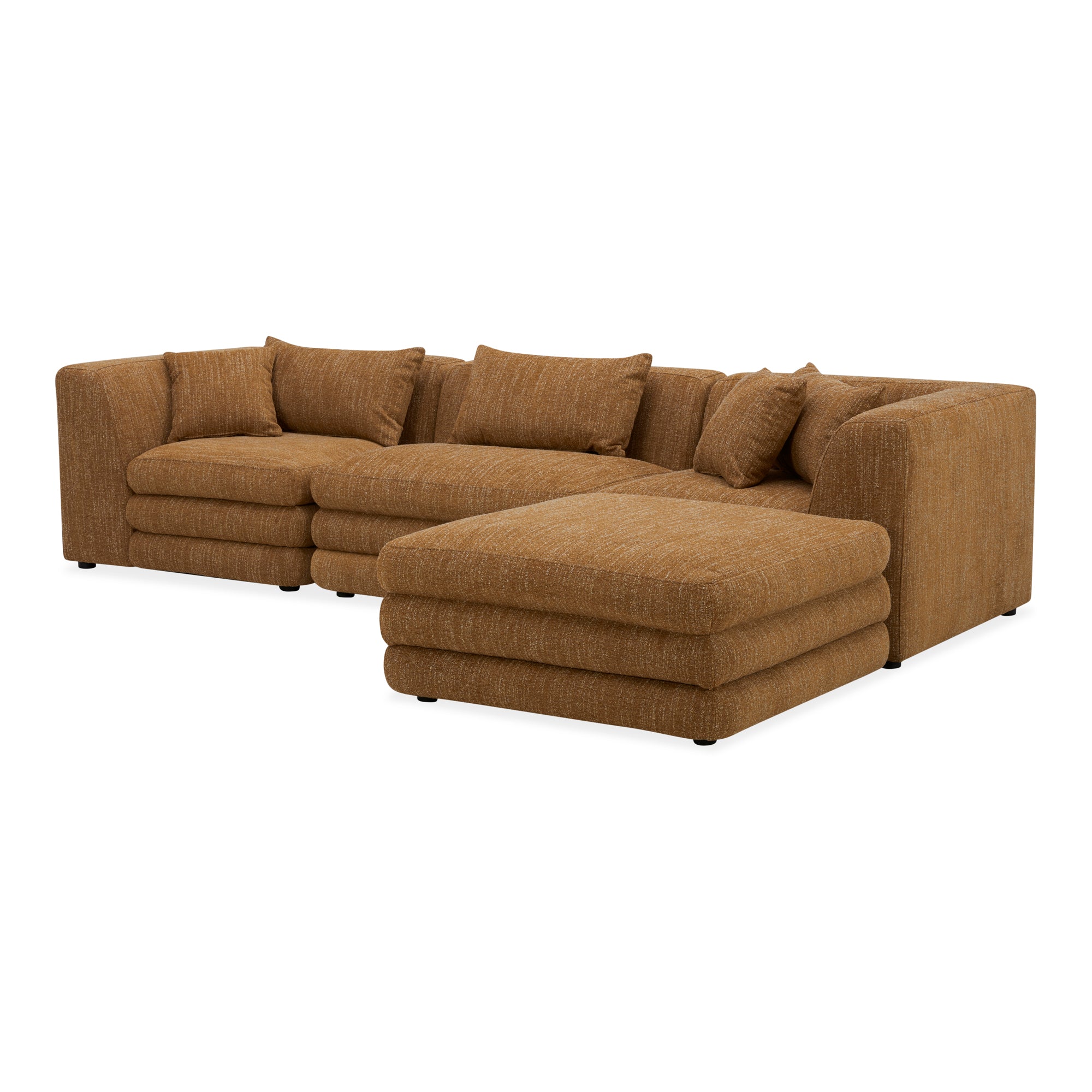 Lowtide Lounge Modular Sectional Amber Glow