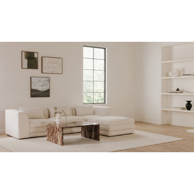 Lowtide Lounge Modular Sectional Warm White by Moe's Home