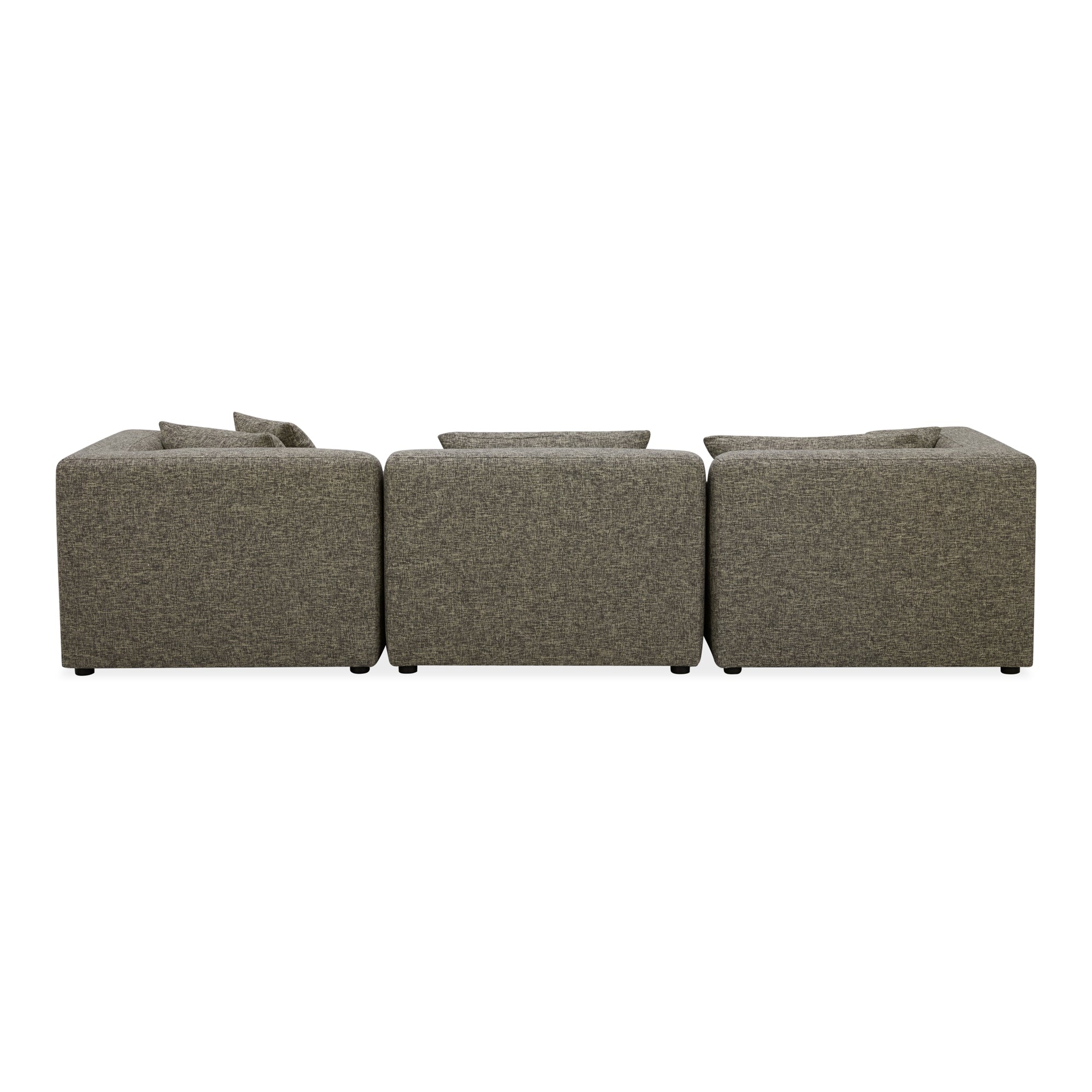Lowtide Lounge Modular Sectional Stone Tweed