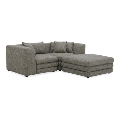 Lowtide Nook Modular Sectional Stone Tweed