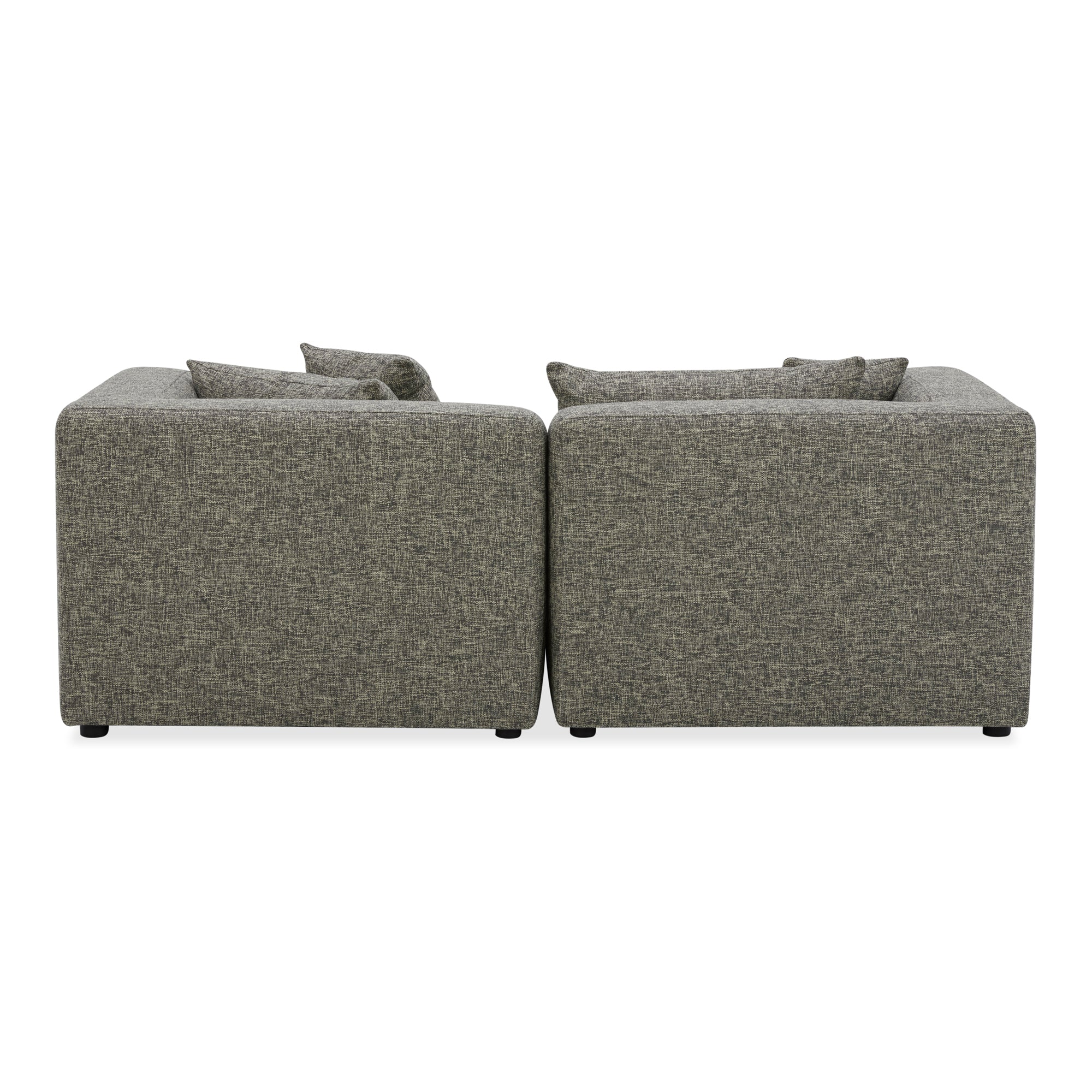 Lowtide Nook Modular Sectional Stone Tweed