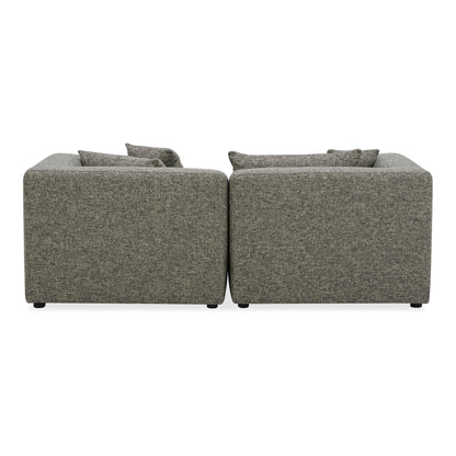 Lowtide Nook Modular Sectional Stone Tweed