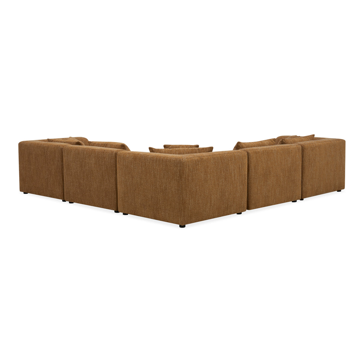 Lowtide Classic L-Shaped Modular Sectional Amber Glow by Moe's Home