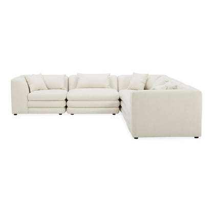 Lowtide Classic L-Shaped Modular Sectional Warm White