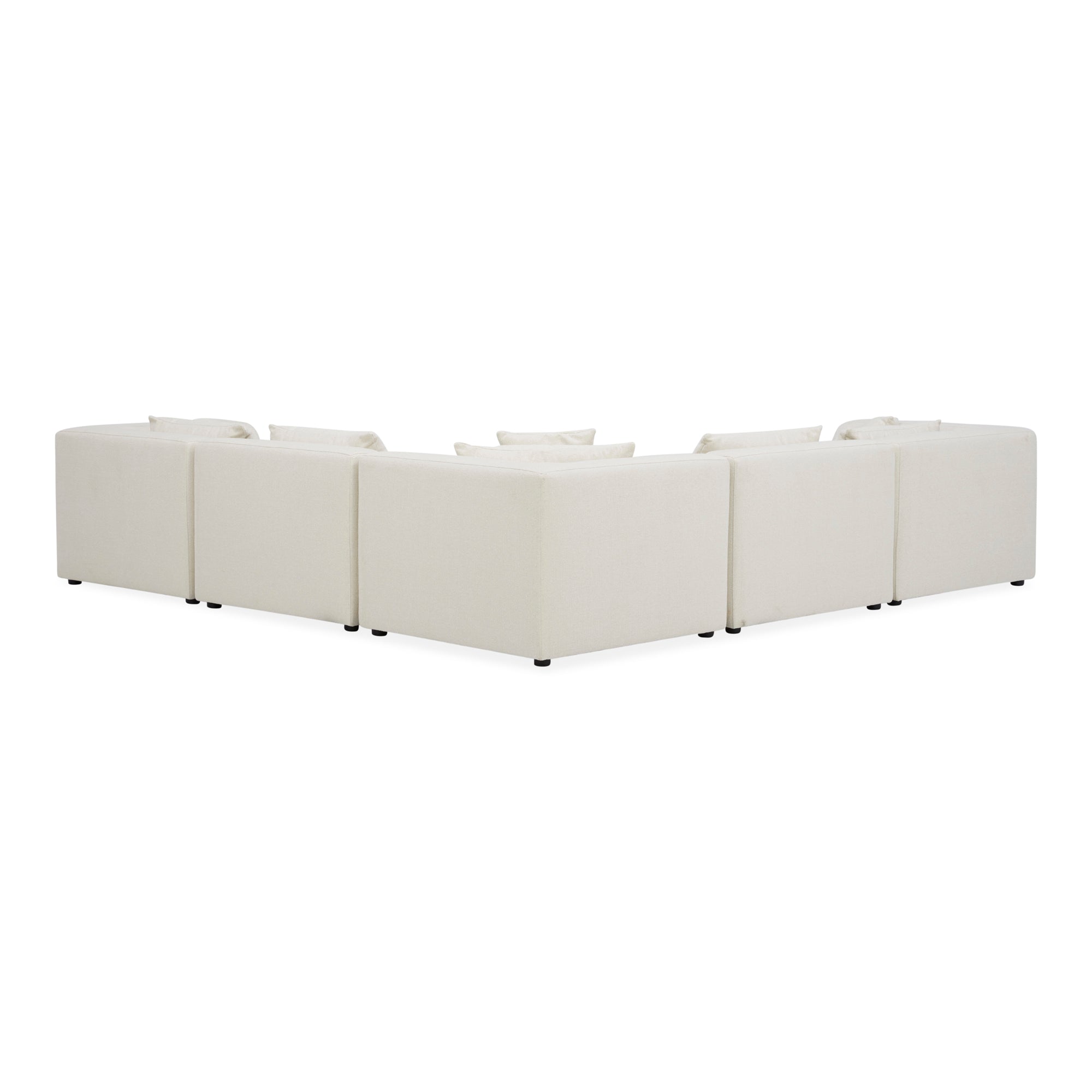 Lowtide Classic L-Shaped Modular Sectional Warm White