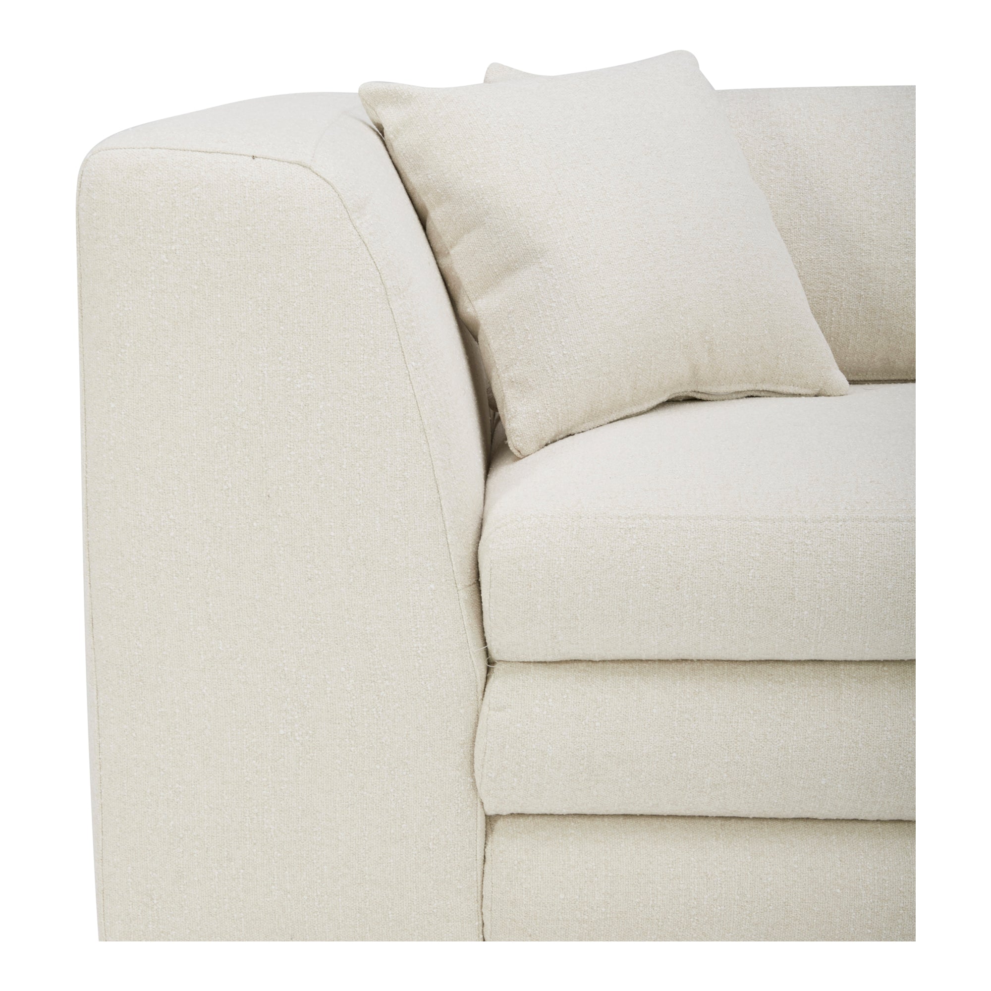 Lowtide Classic L-Shaped Modular Sectional Warm White