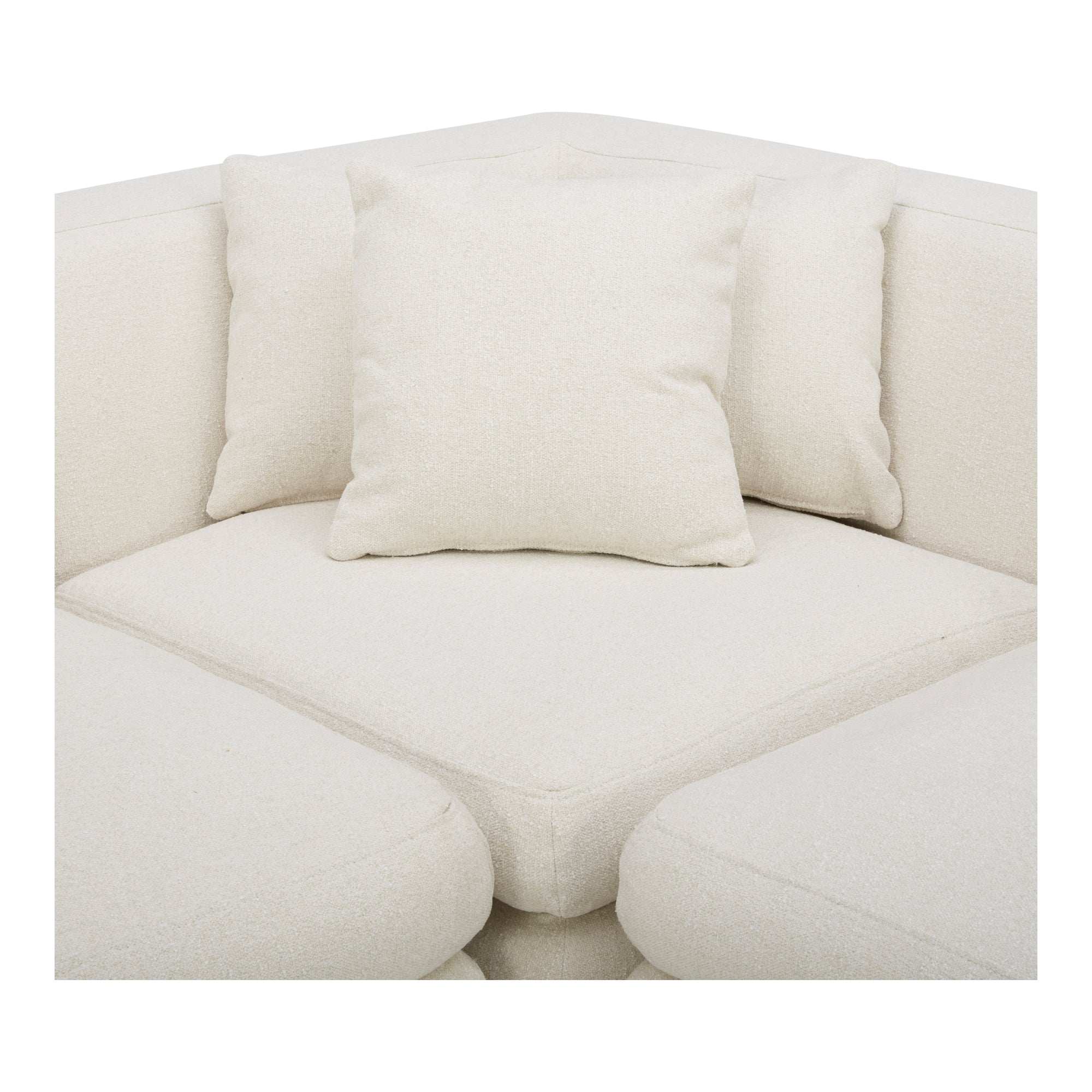 Lowtide Classic L-Shaped Modular Sectional Warm White