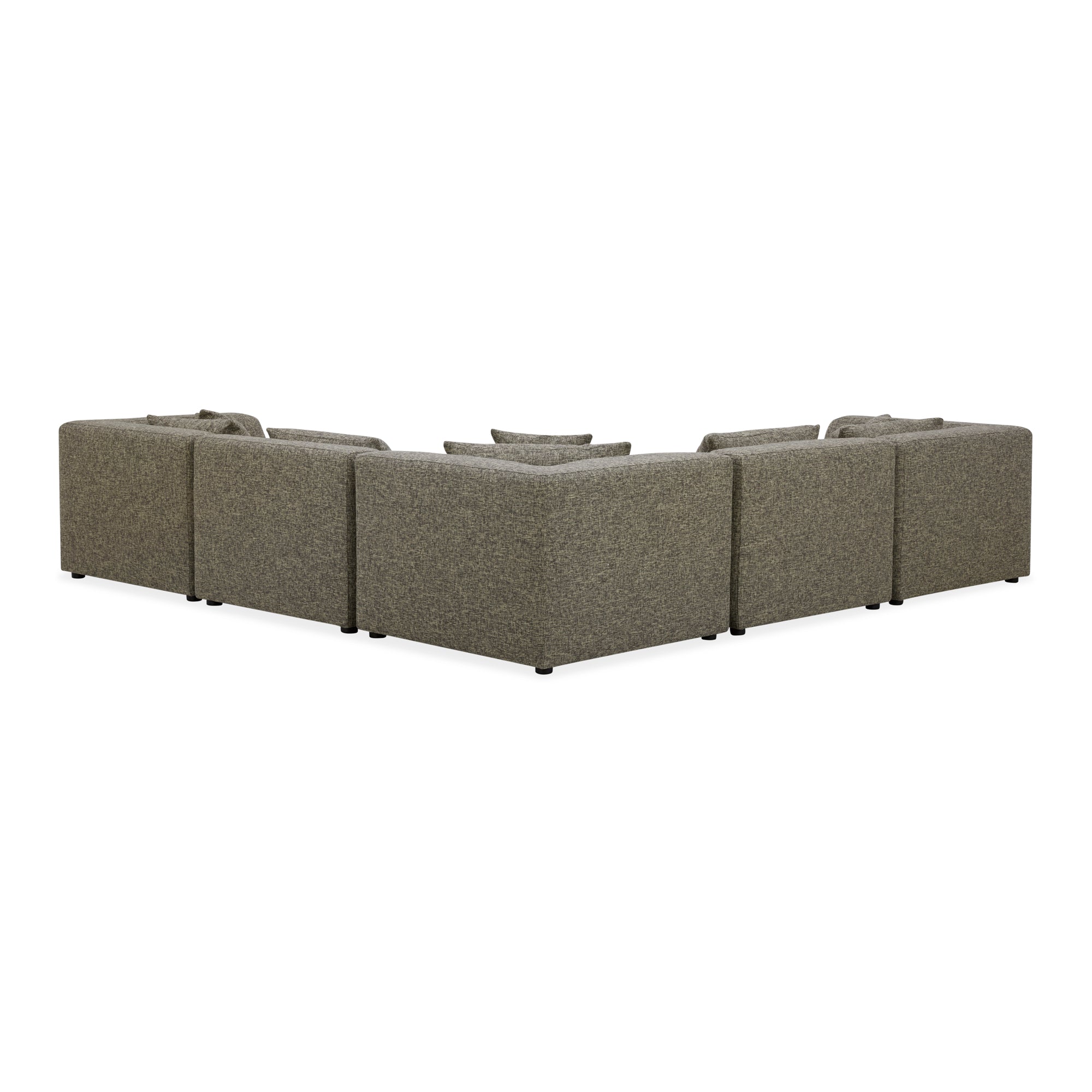 Lowtide Classic L-Shaped Modular Sectional Stone Tweed