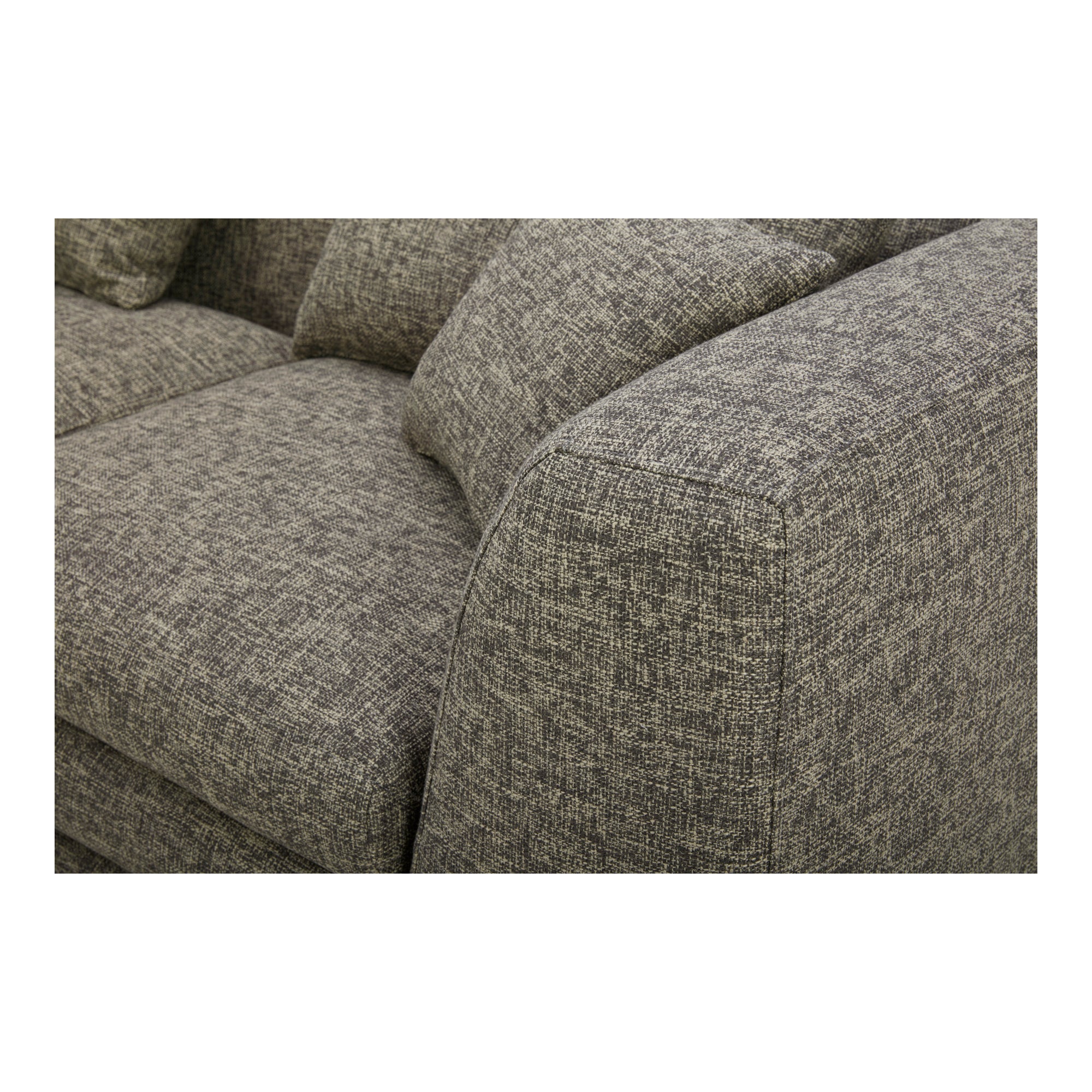 Lowtide Classic L-Shaped Modular Sectional Stone Tweed