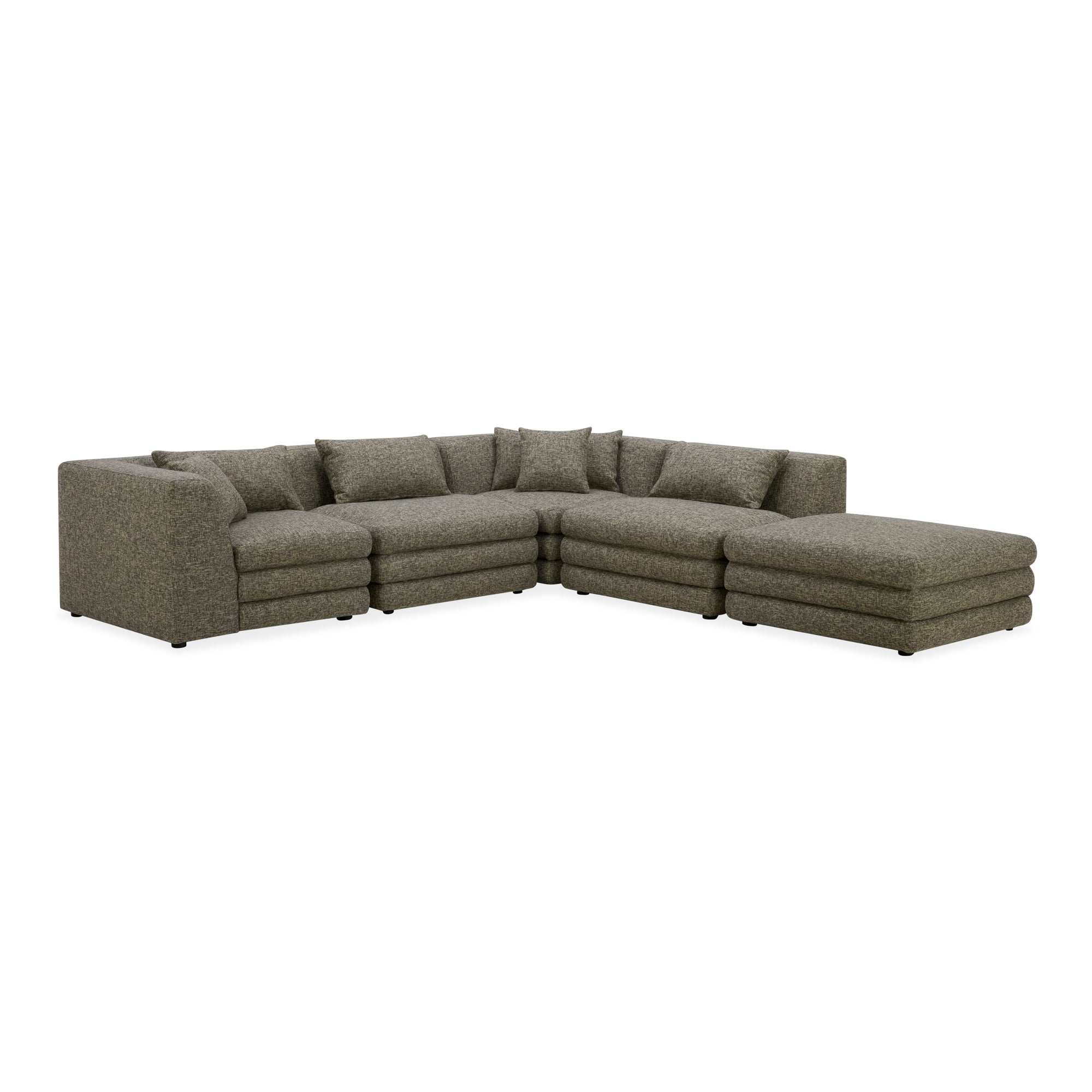 Lowtide Dream Modular Sectional Stone Tweed