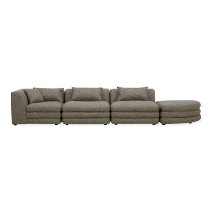 Lowtide Linear Modular Sectional Stone Tweed | Multicolor