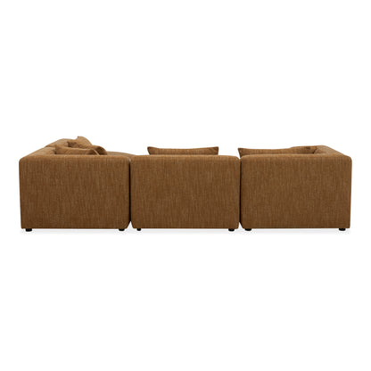 Lowtide Alcove Modular Sectional Amber Glow