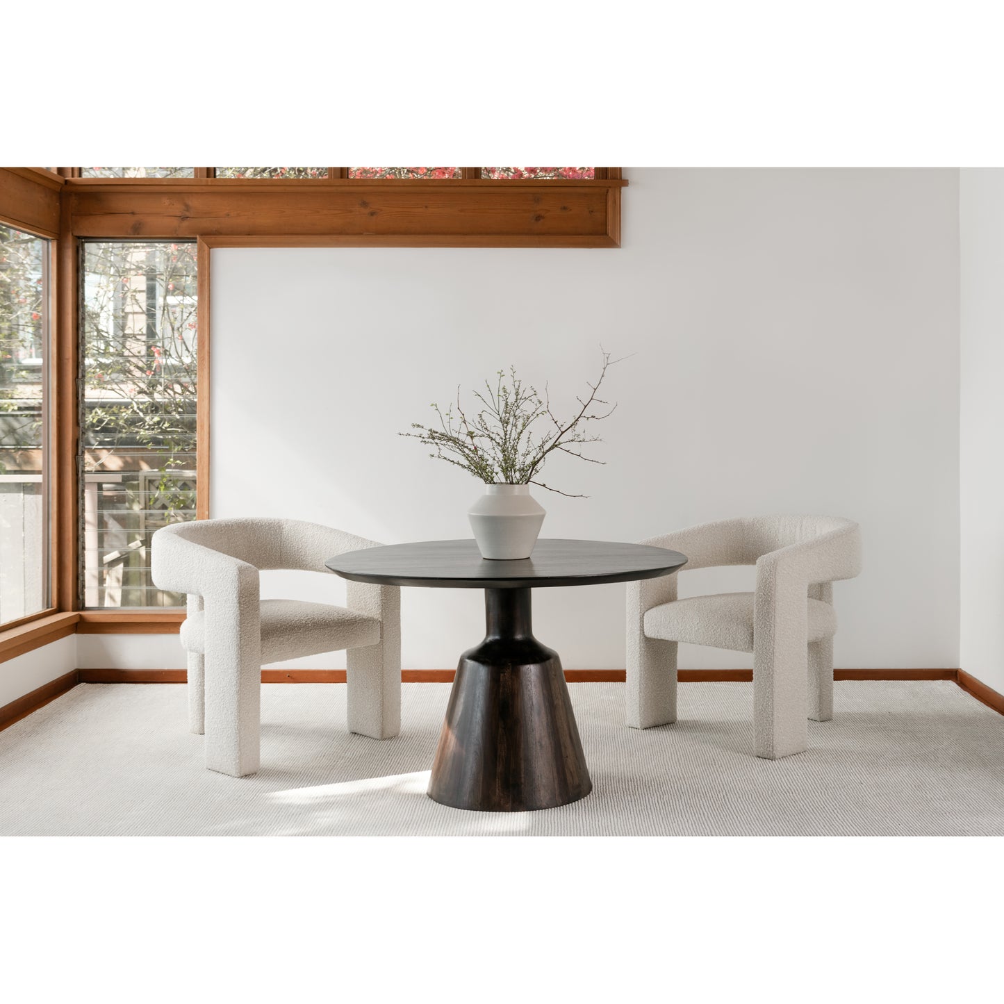 Myron Dining Table Dark Brown by Moe's Home