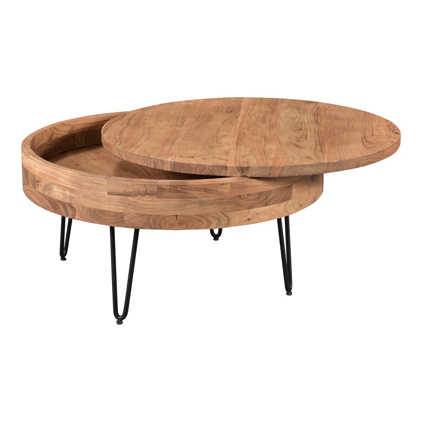Privado Storage Coffee Table Natural by Moe's Home