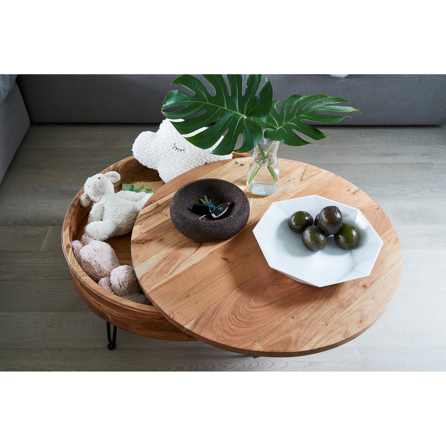 Privado Storage Coffee Table Natural by Moe's Home