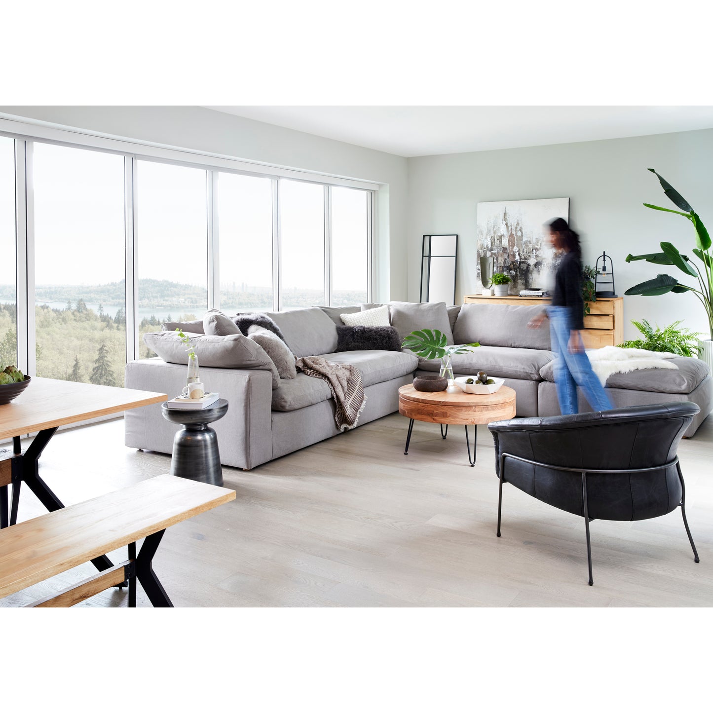 Privado Storage Coffee Table Natural by Moe's Home