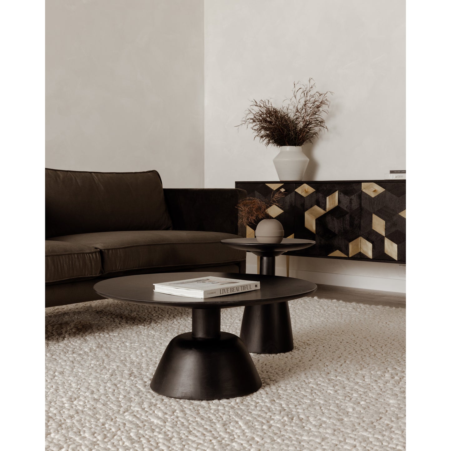 Nels Coffee Table Black by Moe's Home