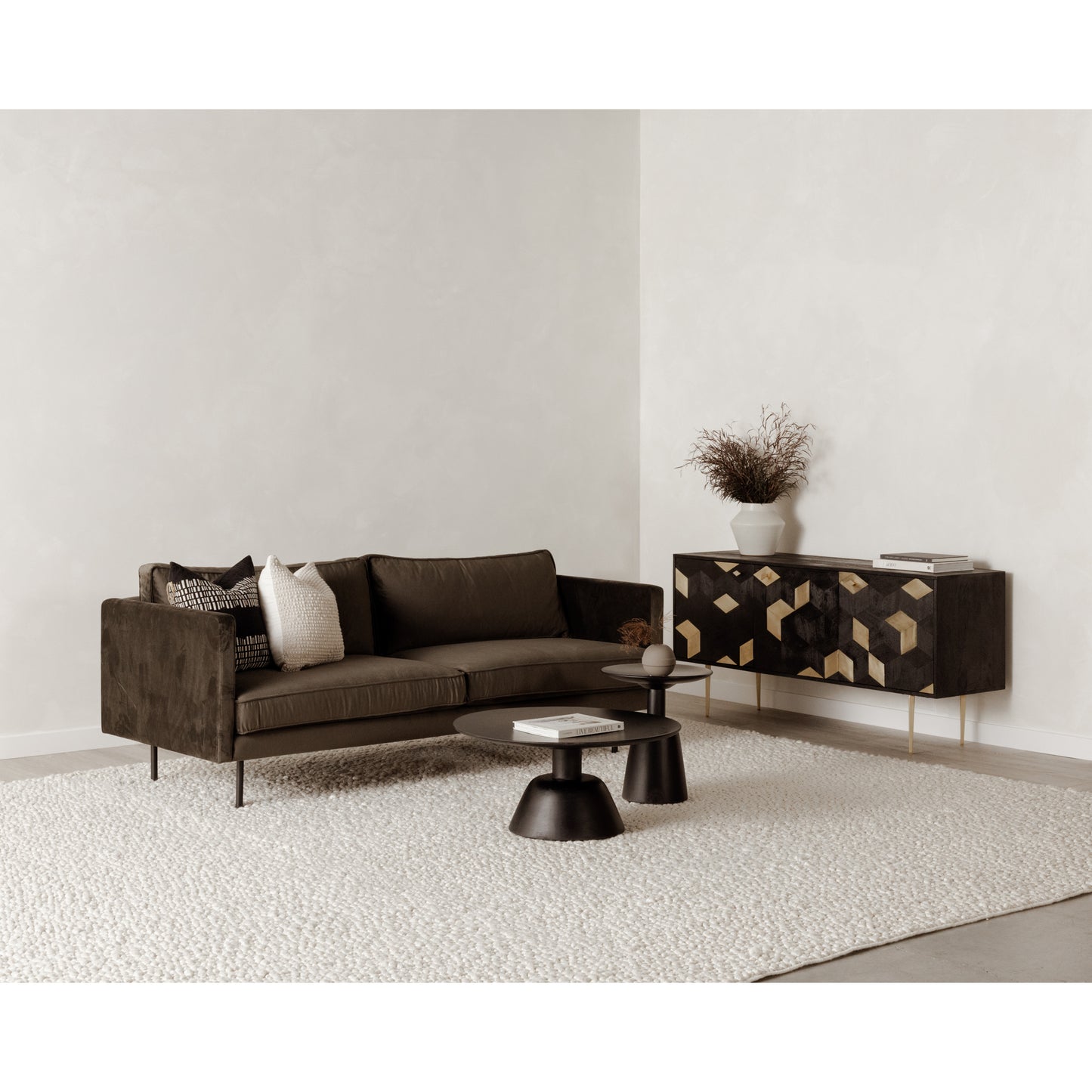Nels Coffee Table Black by Moe's Home