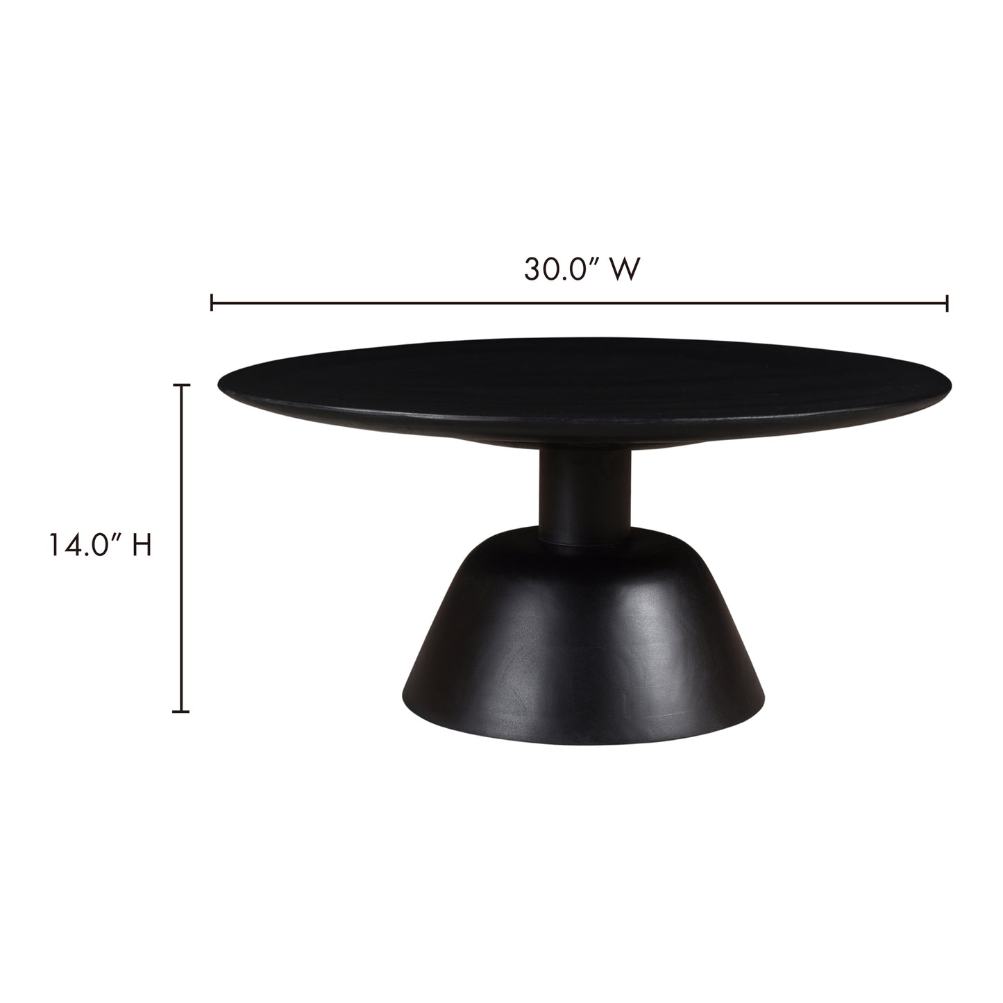 Nels Coffee Table Black by Moe's Home