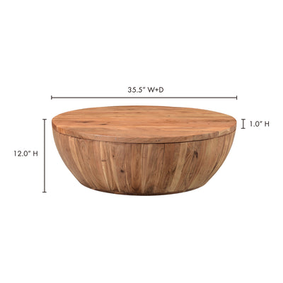 Eske Coffee Table Natural by Moe's Home