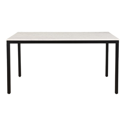 Parson Marble Dining Table Small | White