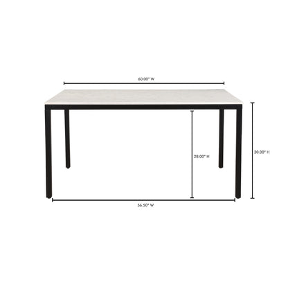 Parson Marble Dining Table Small