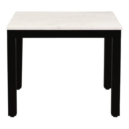 Parson Marble Side Table | White