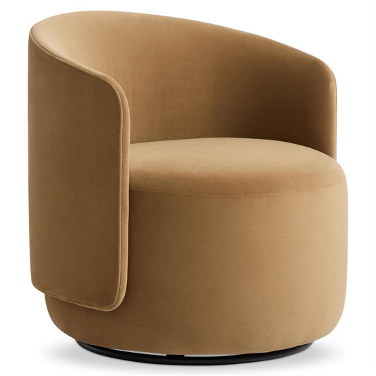 Crosby Fabric Swivel Chair (L123SCO) by Bernhardt