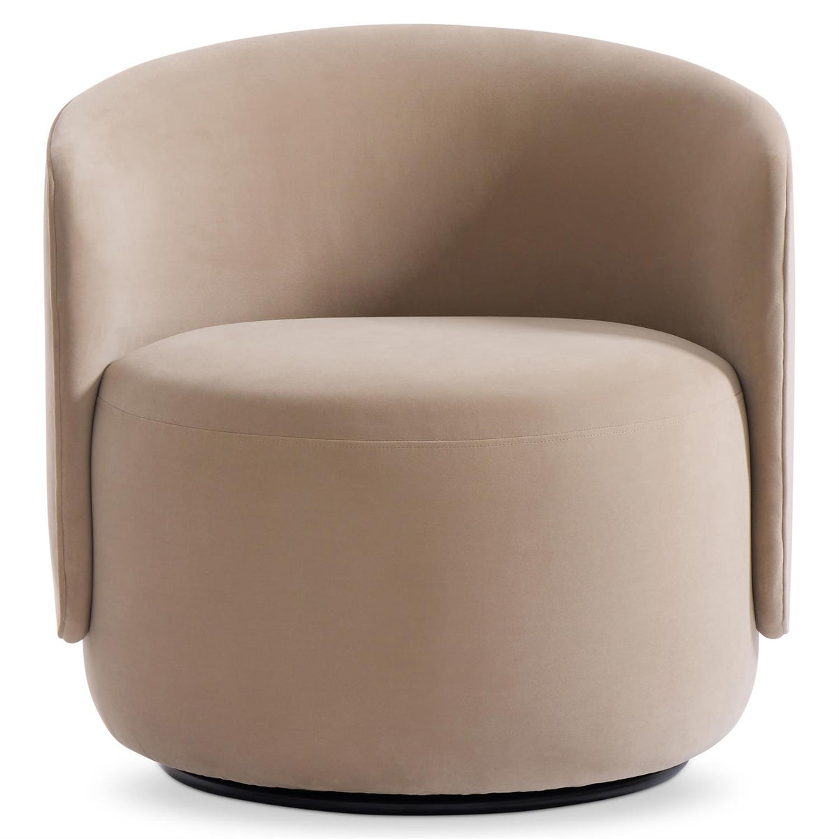 Crosby Fabric Swivel Chair (L123SEO) by Bernhardt